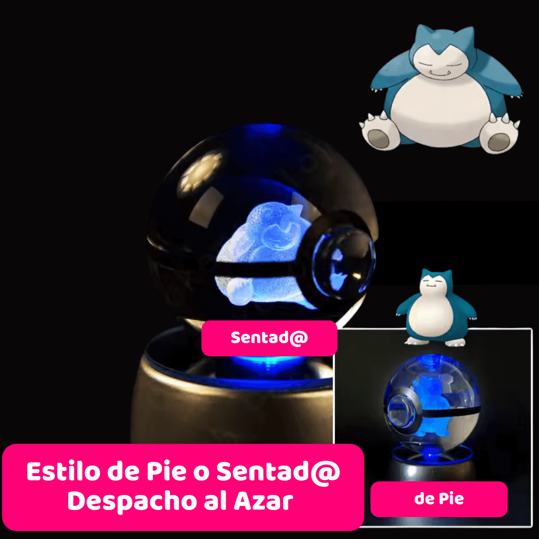 Bola Lámpara Premium de Cristal Anime 3D