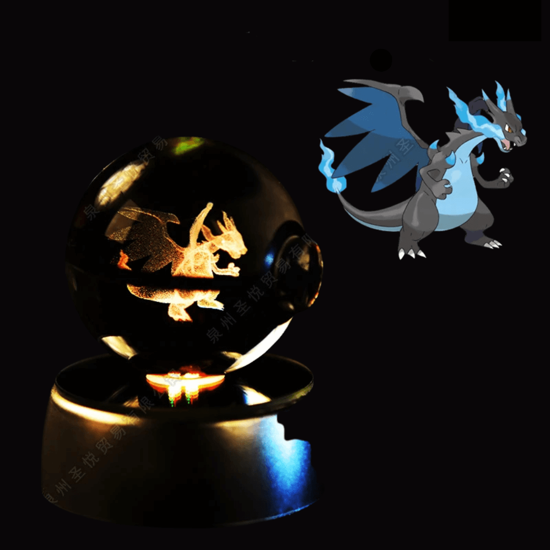 Bola Lámpara Premium de Cristal Anime 3D