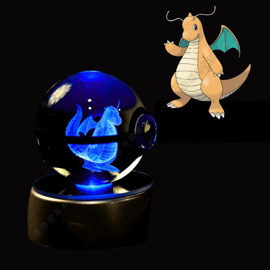 Bola Lámpara Premium de Cristal Anime 3D