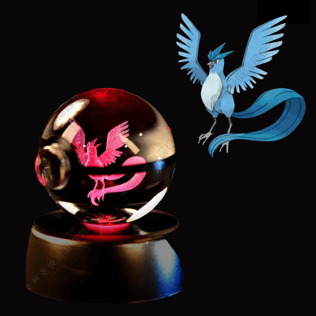 Bola Lámpara Premium de Cristal Anime 3D