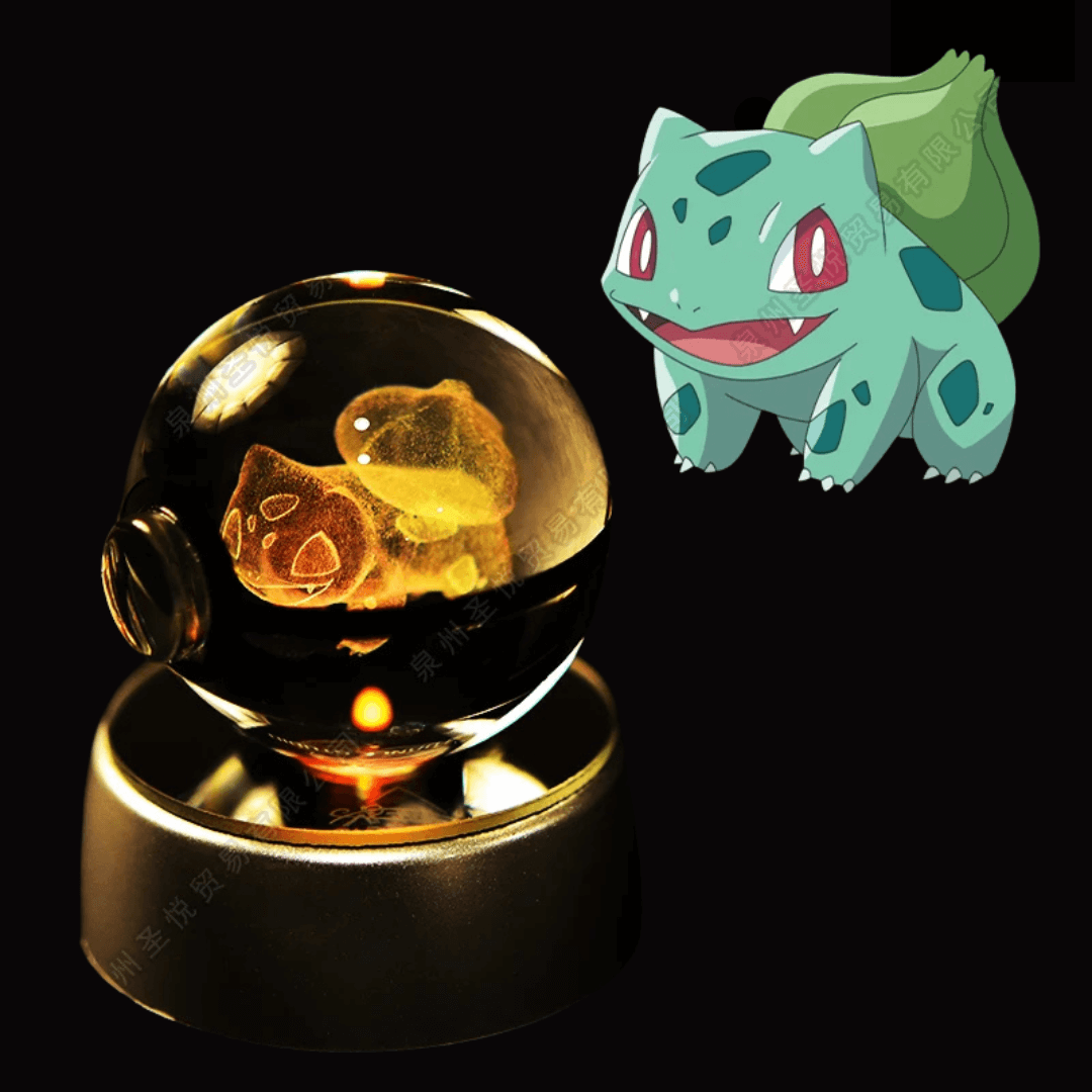 Bola Lámpara Premium de Cristal Anime 3D