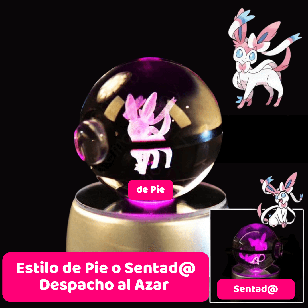 Bola Lámpara Premium de Cristal Anime 3D