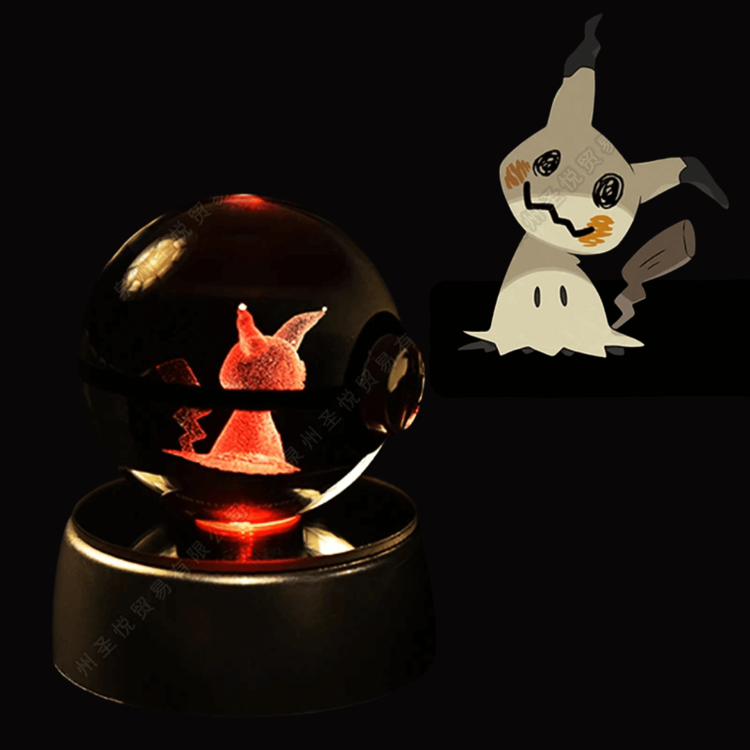 Bola Lámpara Premium de Cristal Anime 3D