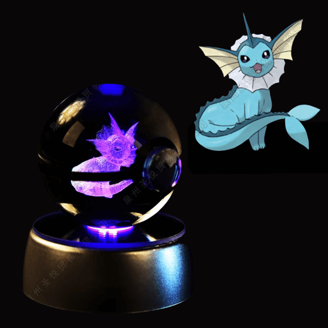 Bola Lámpara Premium de Cristal Anime 3D