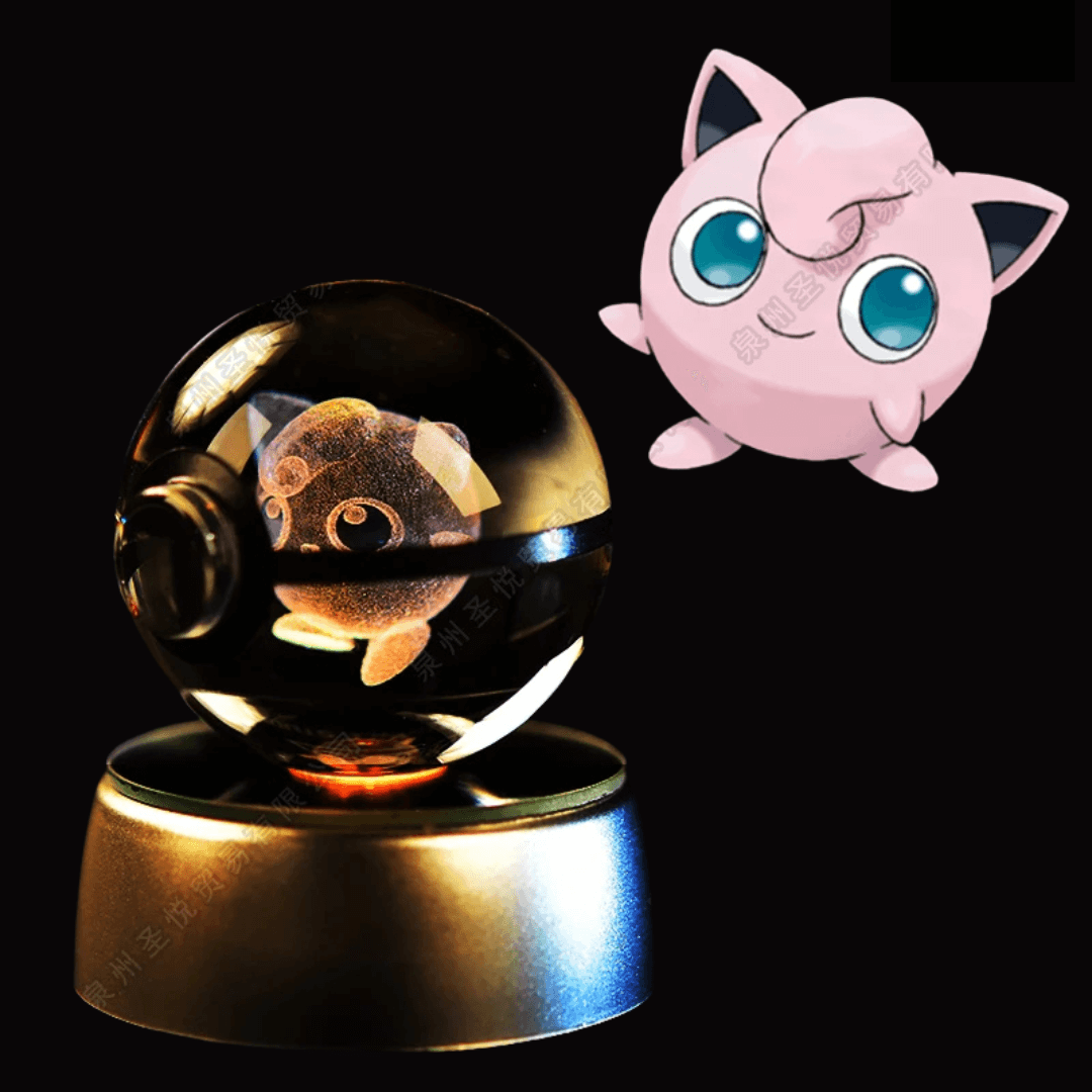 Bola Lámpara Premium de Cristal Anime 3D
