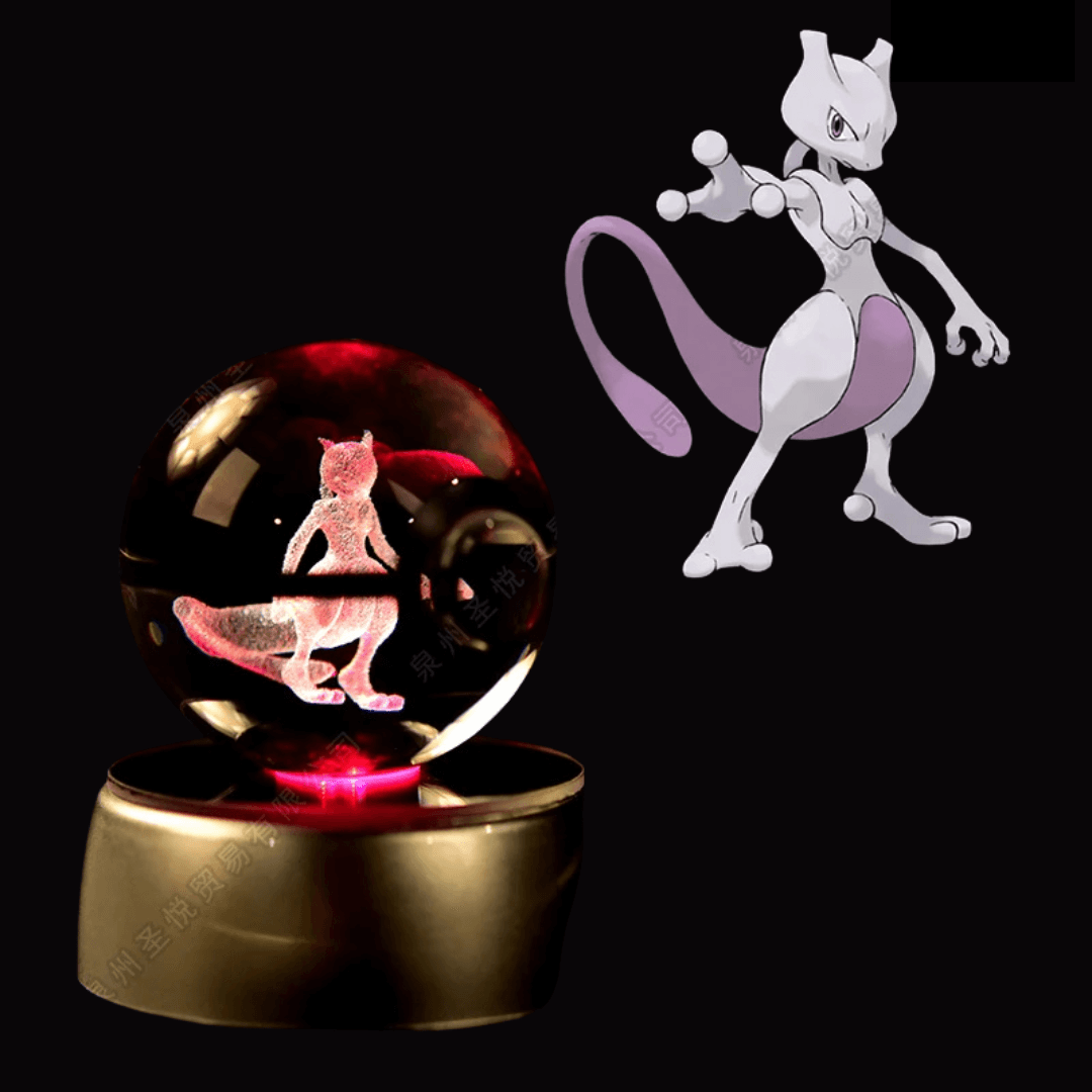 Bola Lámpara Premium de Cristal Anime 3D