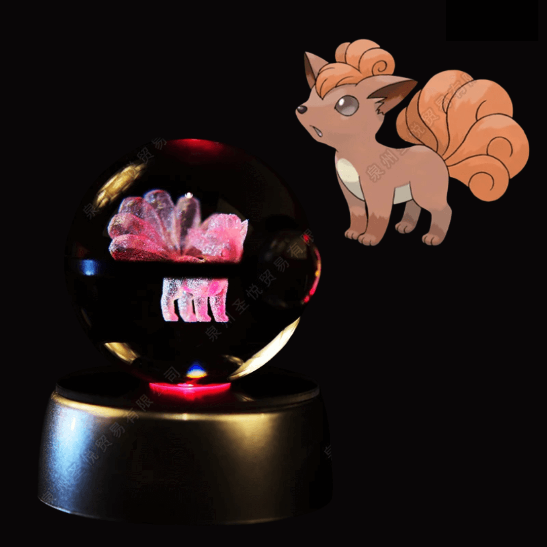 Bola Lámpara Premium de Cristal Anime 3D
