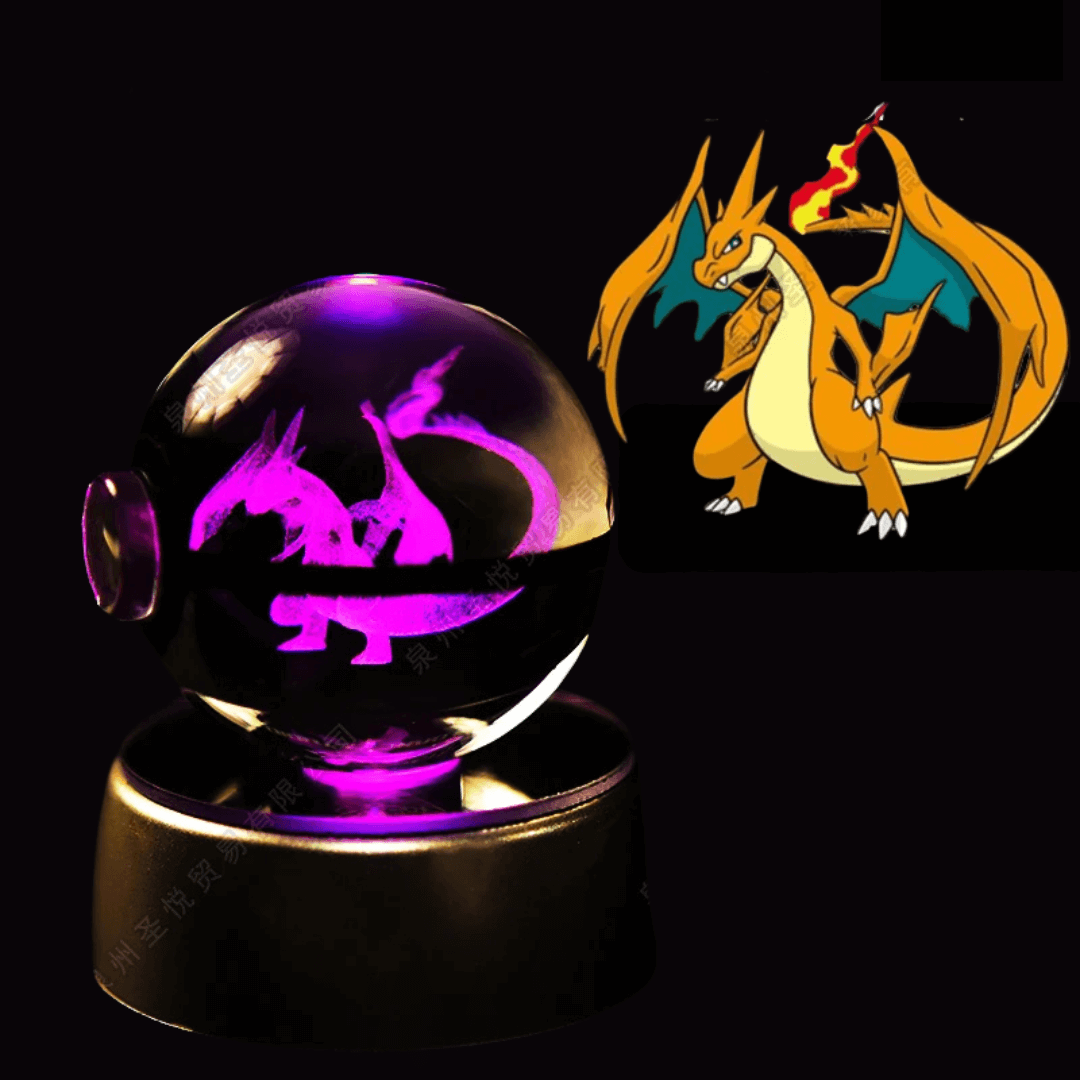 Bola Lámpara Premium de Cristal Anime 3D