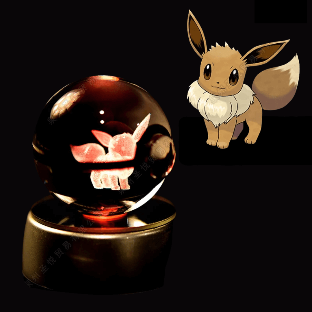 Bola Lámpara Premium de Cristal Anime 3D