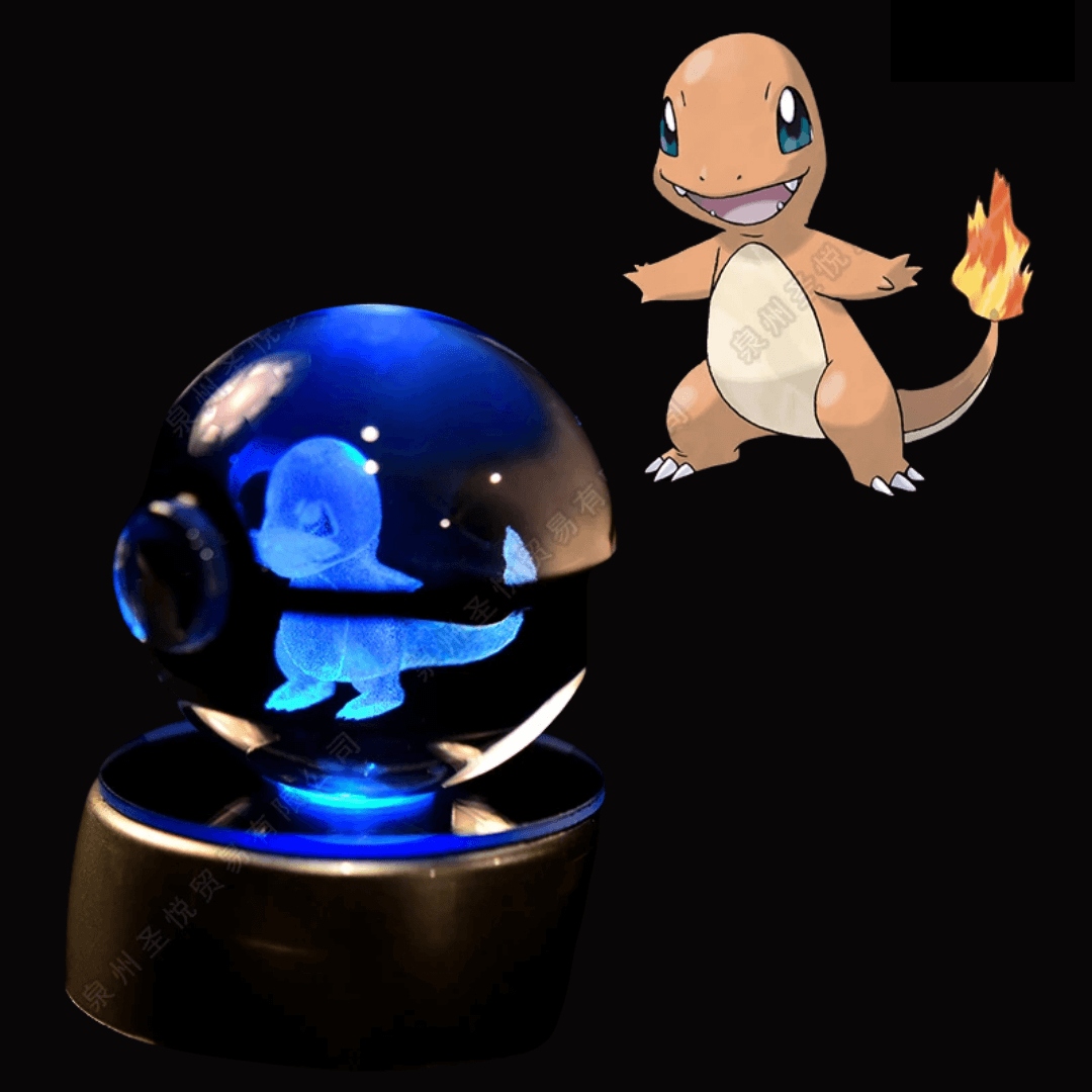 Bola Lámpara Premium de Cristal Anime 3D