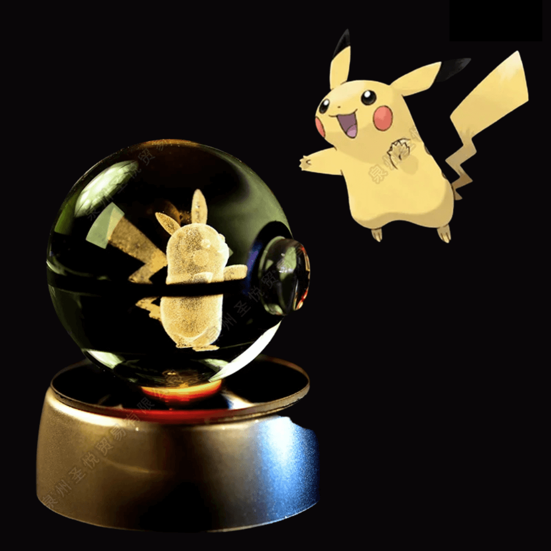 Bola Lámpara Premium de Cristal Anime 3D