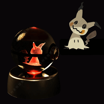 Bola Lámpara Premium de Cristal Anime 3D