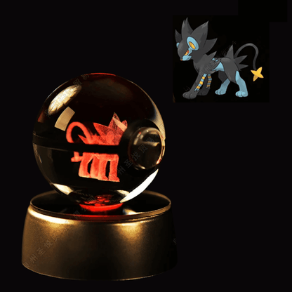 Bola Lámpara Premium de Cristal Anime 3D