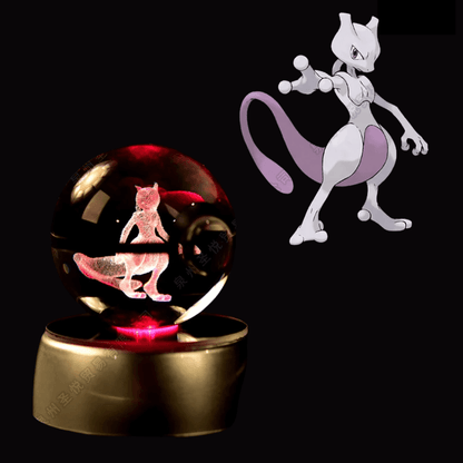 Bola Lámpara Premium de Cristal Anime 3D